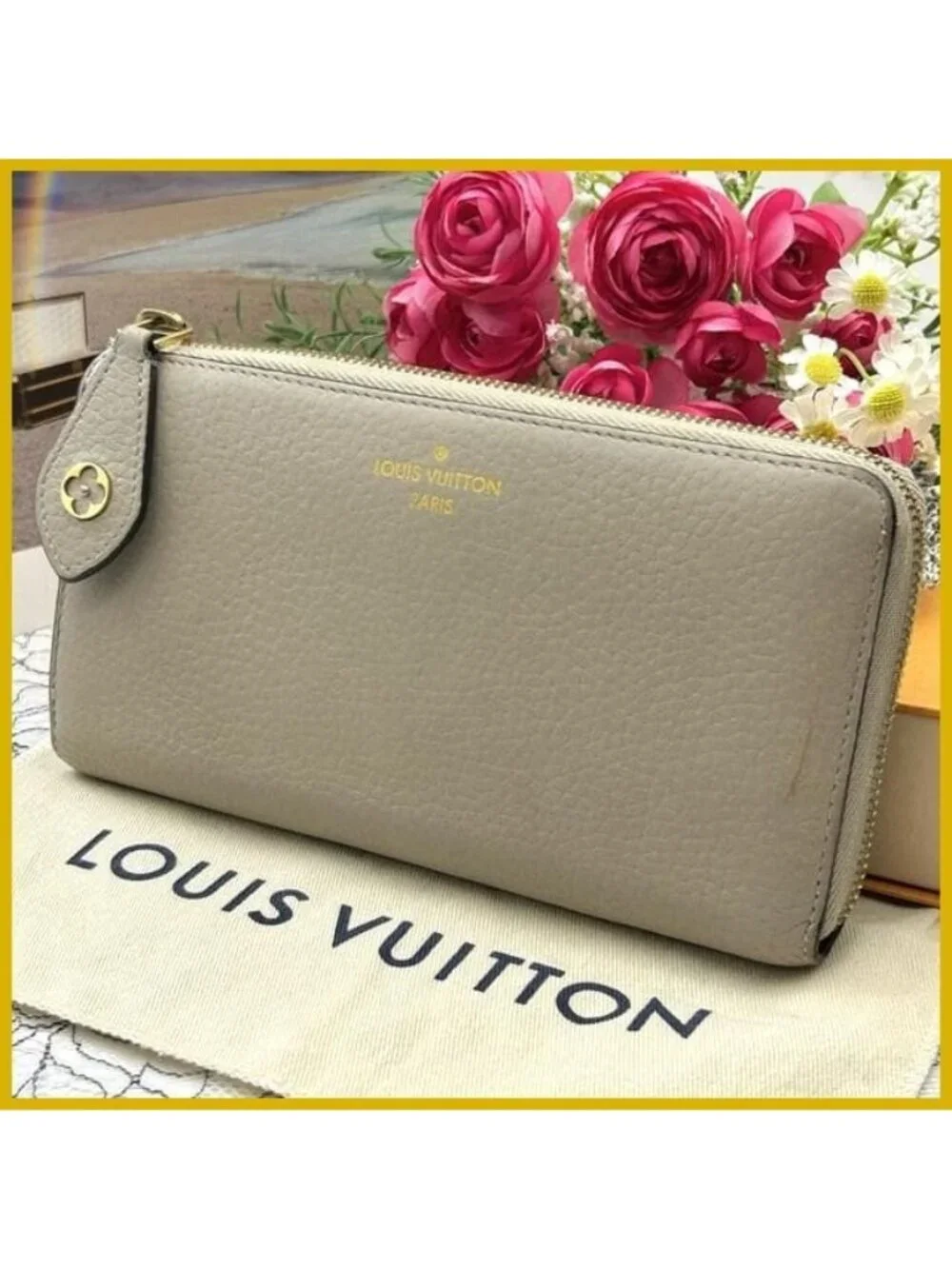 Louis Vuitton Portefeuille Comet Beige Wallet